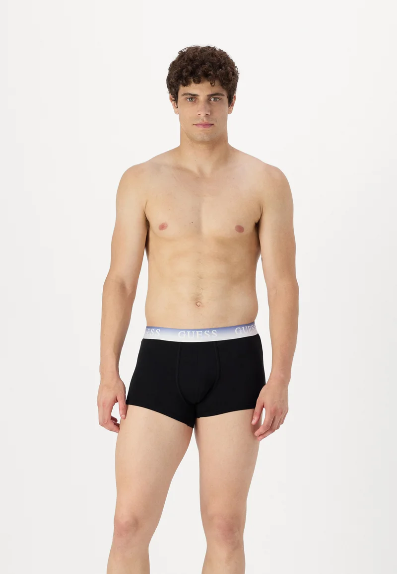 retail prices Guess JOE TRUNK 3 PACK - Pants black/blue  Clothing Sale Underwear & Socks Bathrobes Boxer briefs