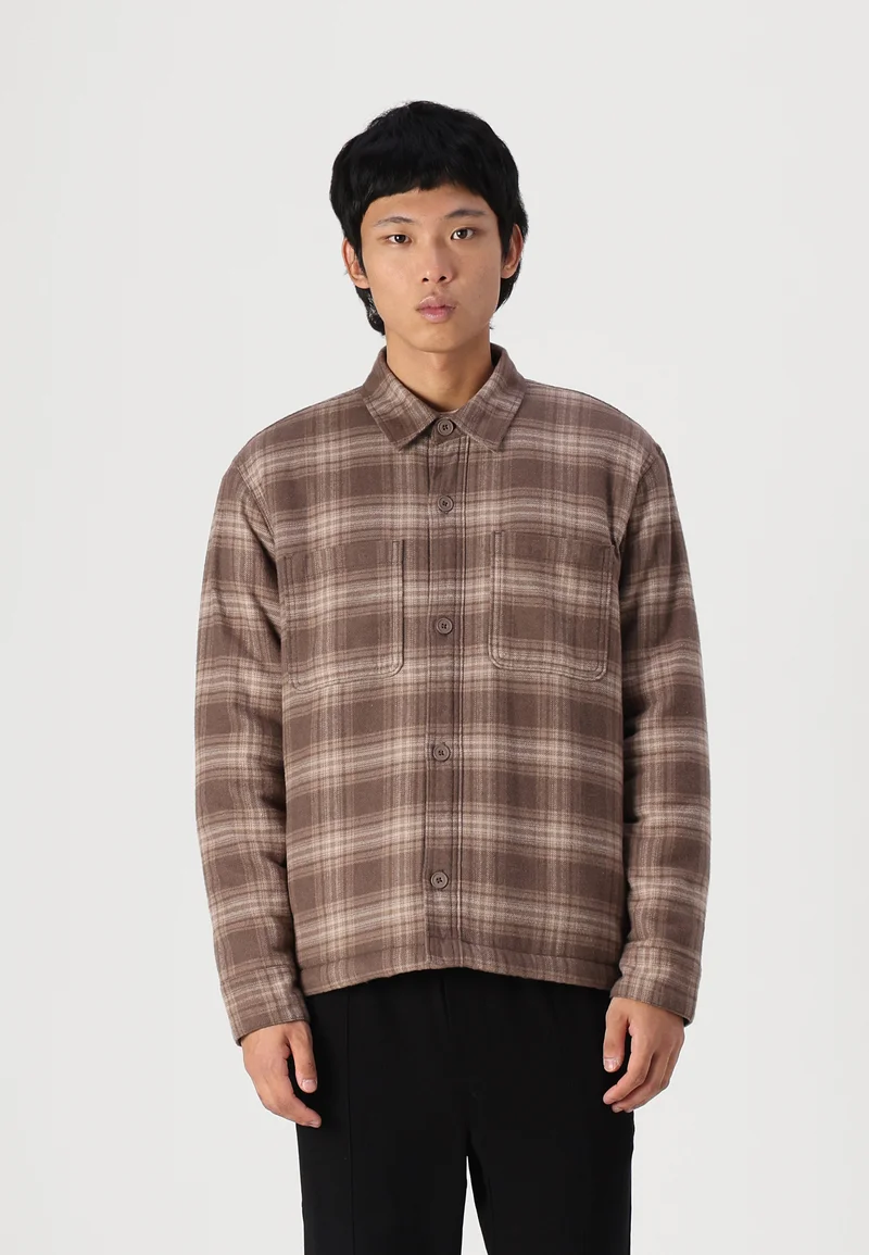 Biggest Discount Hollister Co. COZY LINED SHACKET - Shirt brown Clothing Shirts Casual Shirts