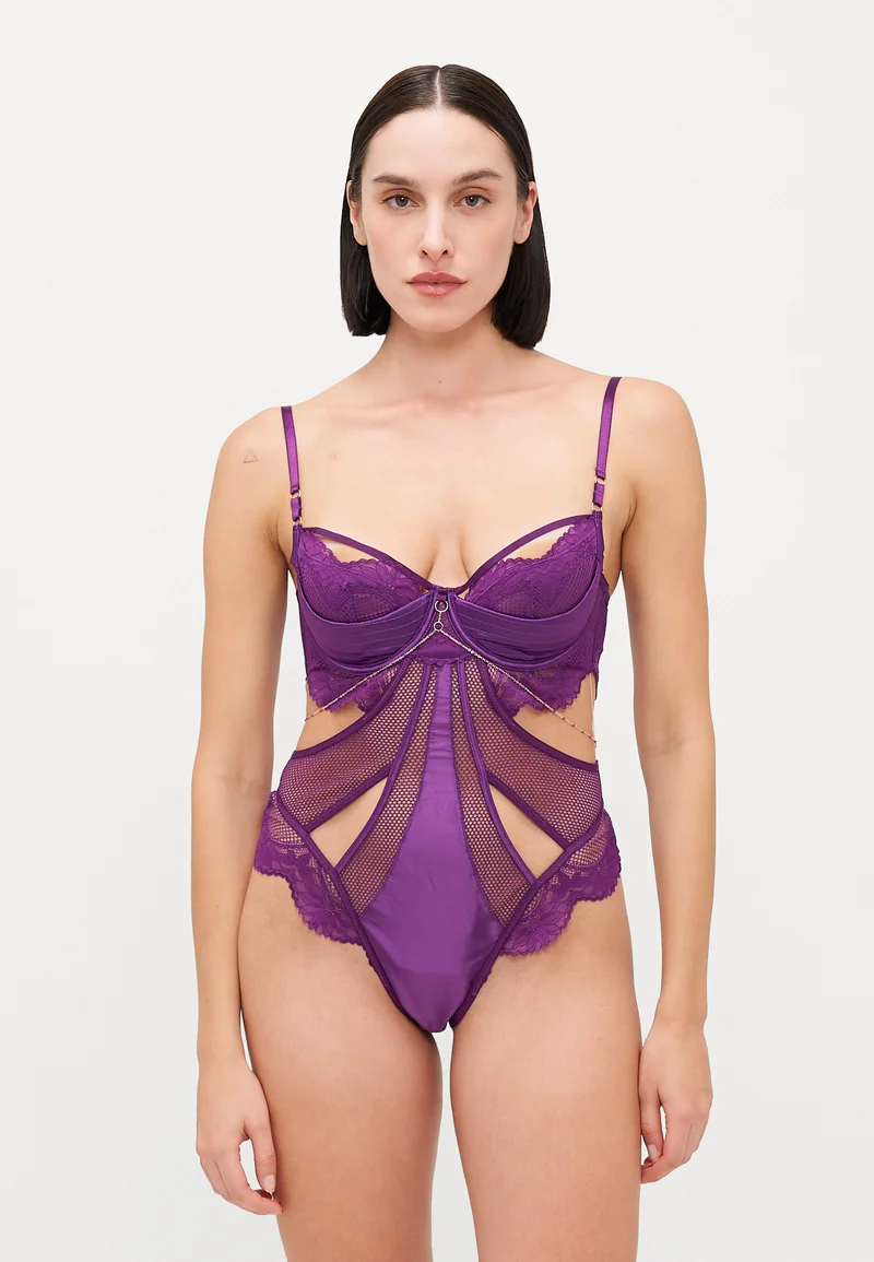 In Stock Hunkemöller BELLADONNA - Body purple Clothing Underwear Shapewear Bodies