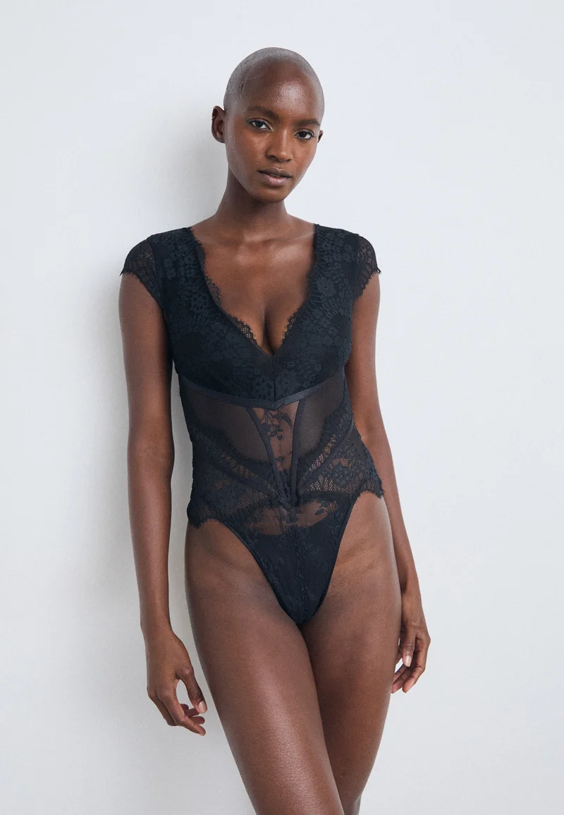 Best Prices Hunkemöller DAPHNE  - Body caviar Clothing Underwear Shapewear Bodies