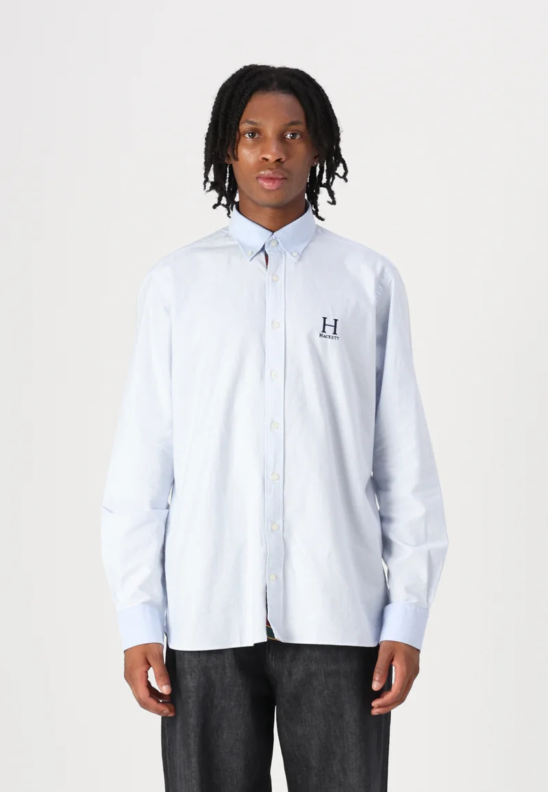 Outlet Online Hackett London HERITAGE STRIPE - Formal shirt sky blue Clothing Shirts Business Shirts