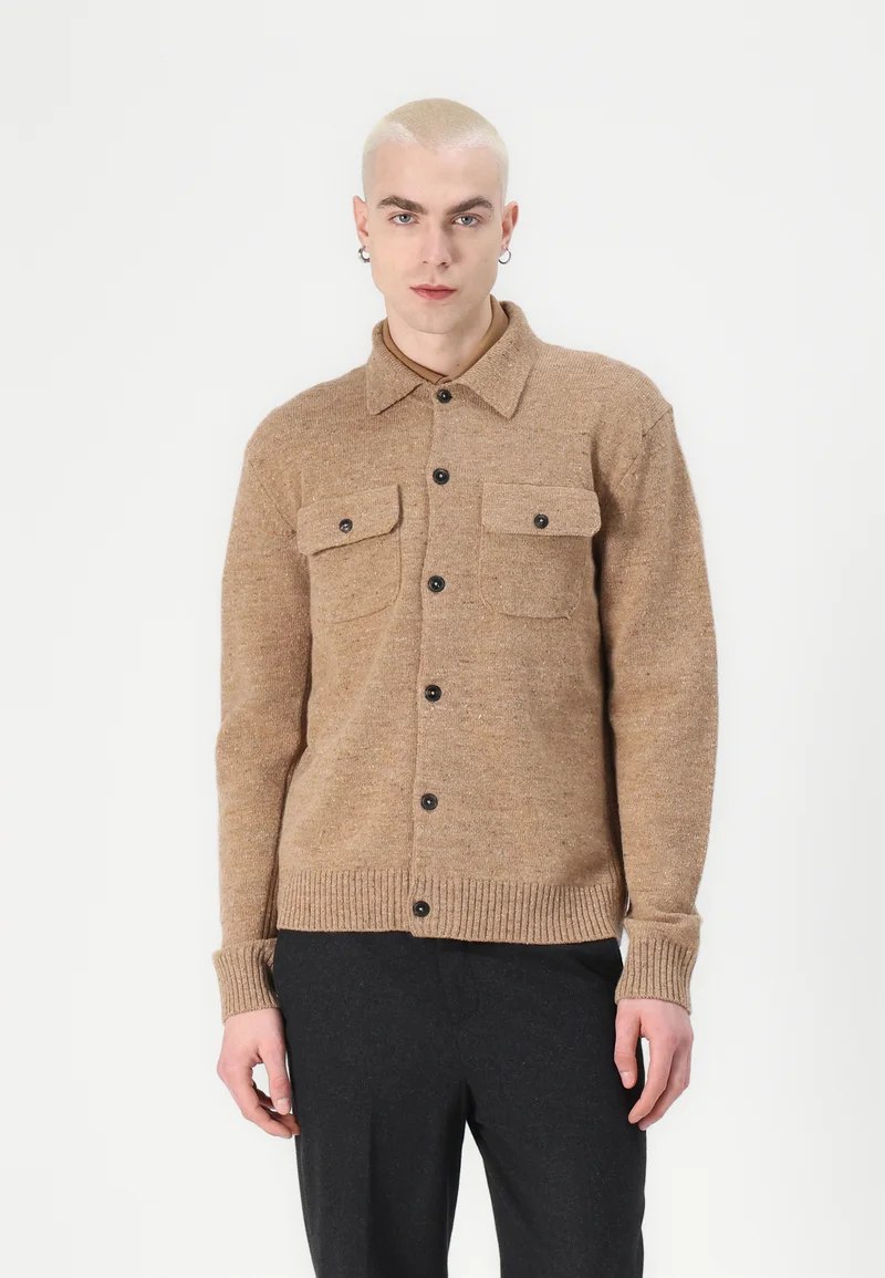 Discount Sale Hackett London DONEGAL - Cardigan camel beige Clothing Knitwear Cardigans