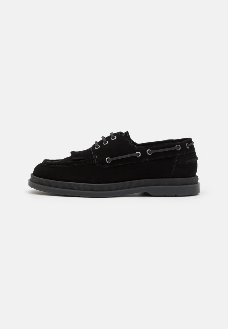 high-end HUGO CHAOL - Boat shoes black Shoes Lace-up shoes Boat shoes