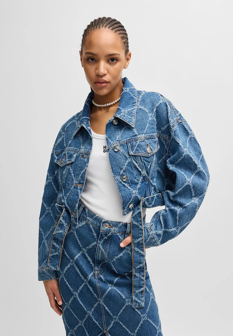 timeless design HUGO GEDARI - Denim jacket open miscellaneous Clothing Jackets & Blazers Bomber Jackets
