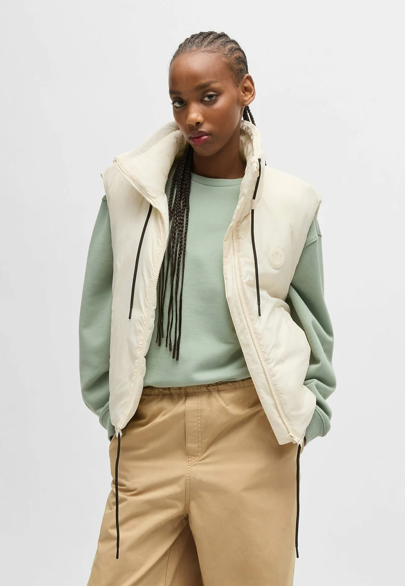 Various Colors HUGO FLORENCE - Waistcoat natural ten Clothing Jackets & Blazers Bomber Jackets