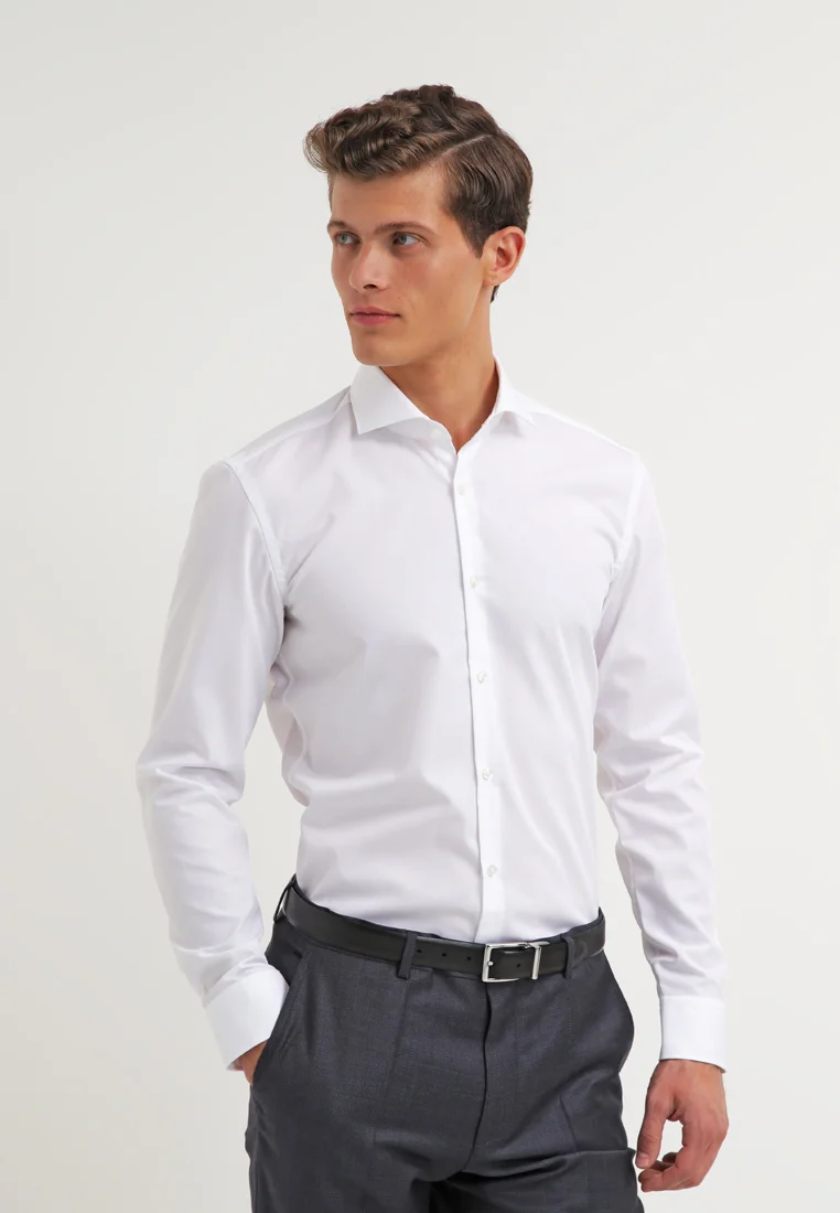 Newest HUGO JASON SLIM FIT - Formal shirt open white Clothing Shirts Business Shirts