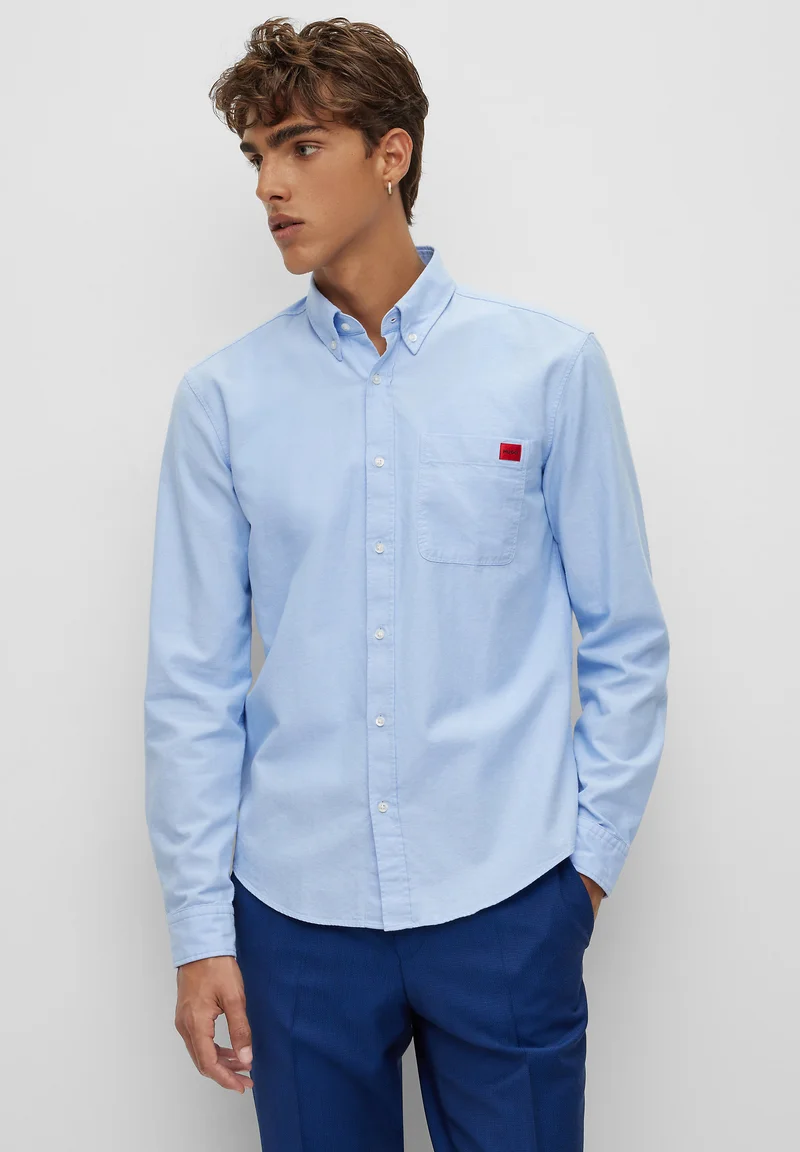 high-tech materials HUGO EVITO - Shirt light/pastel blue Clothing Shirts Casual Shirts