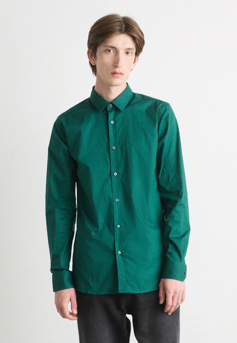 USA Cheap Sale HUGO ELISHA - Formal shirt dark green Clothing Sale Shirts Business Shirts