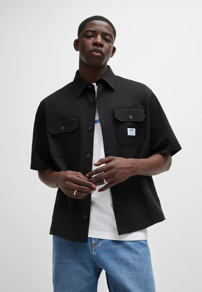 USA Discount Online Sale HUGO EKYNO - Shirt black Clothing Shirts Casual Shirts