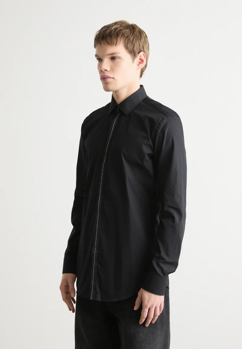 authorized dealers HUGO KEIDI - Formal shirt black Clothing Sale Shirts Business Shirts