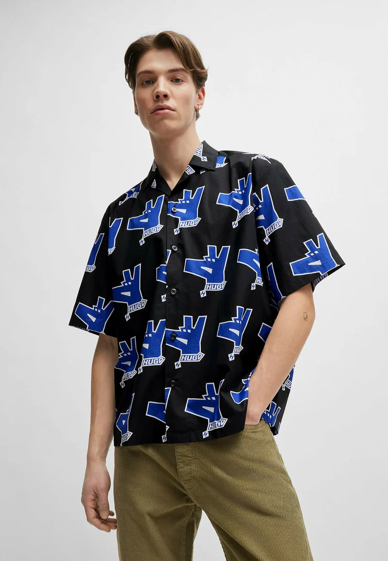 wholesale price HUGO Shirt - black one Clothing Sale Shirts Business Shirts