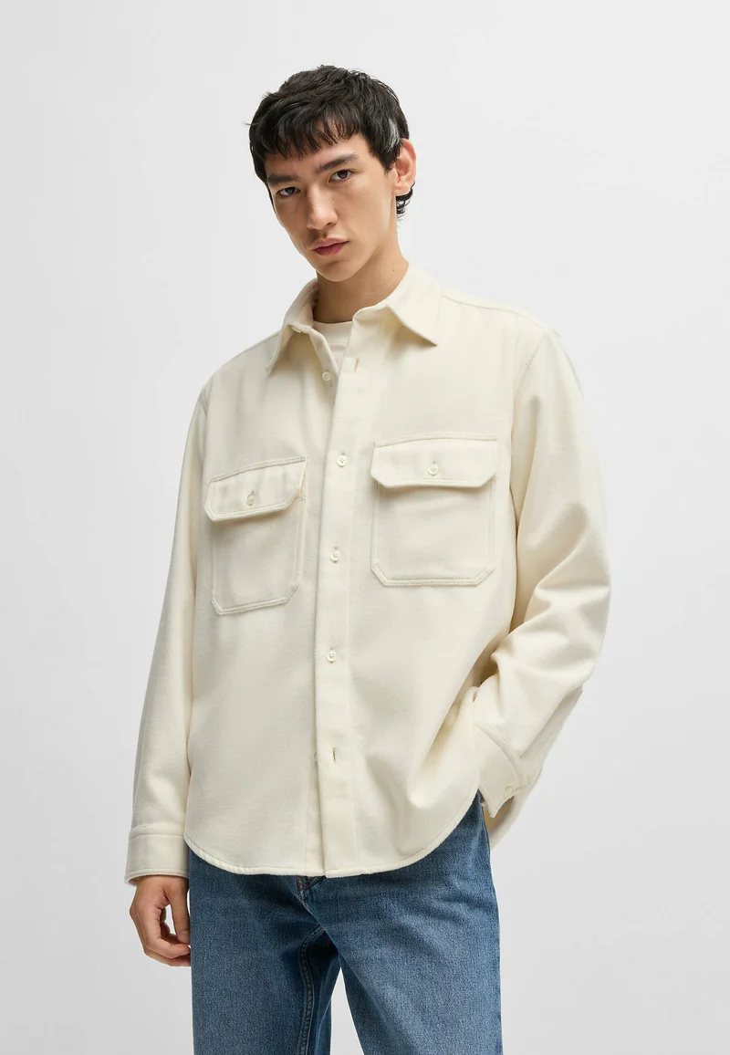 gorgeous HUGO EBOLT - Shirt open white one Clothing Sale Shirts Business Shirts
