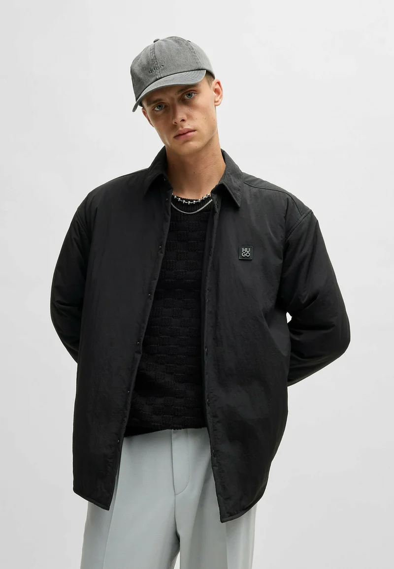 latest fashion-trends HUGO ELLISOE - Shirt black one Clothing Shirts Casual Shirts
