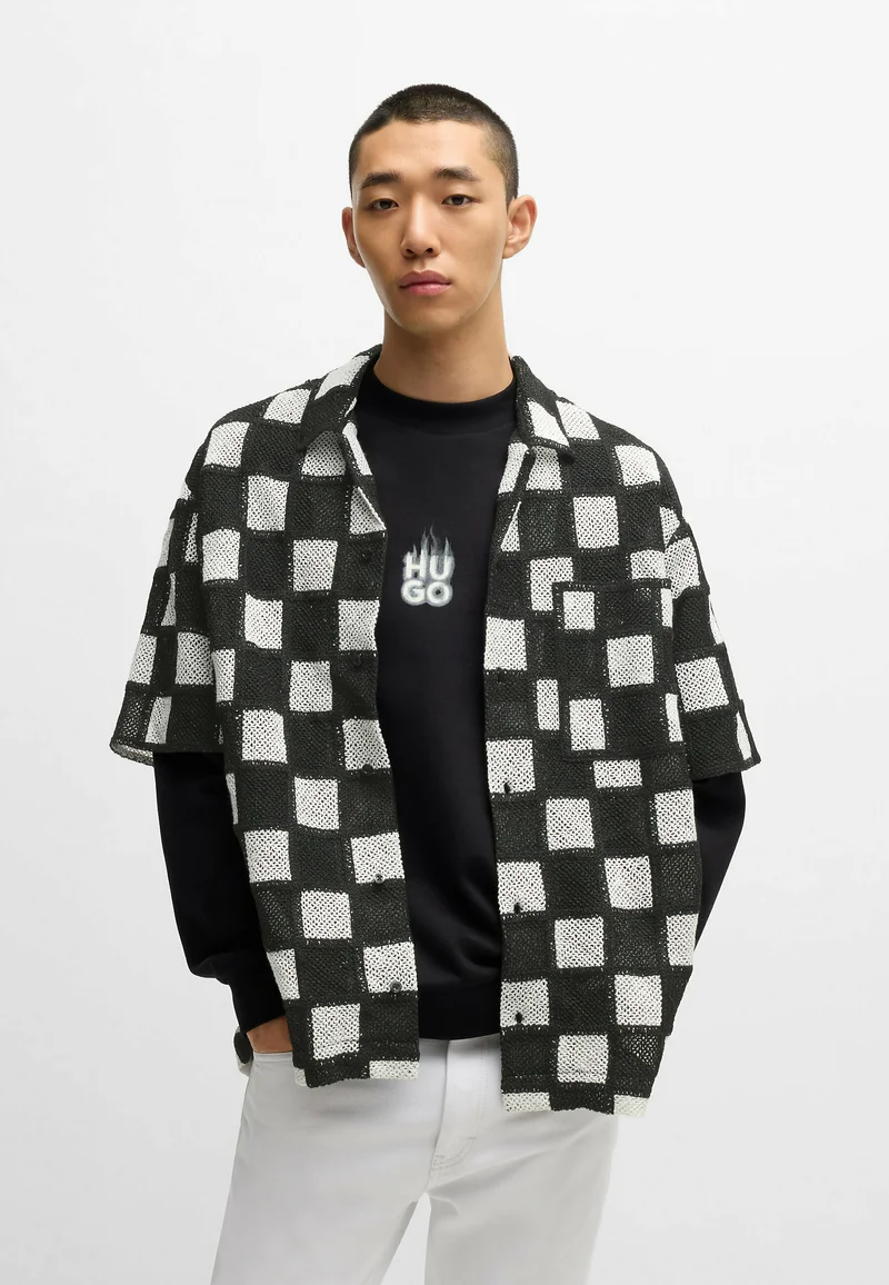 Various Colors HUGO Shirt - black one Clothing Shirts Casual Shirts