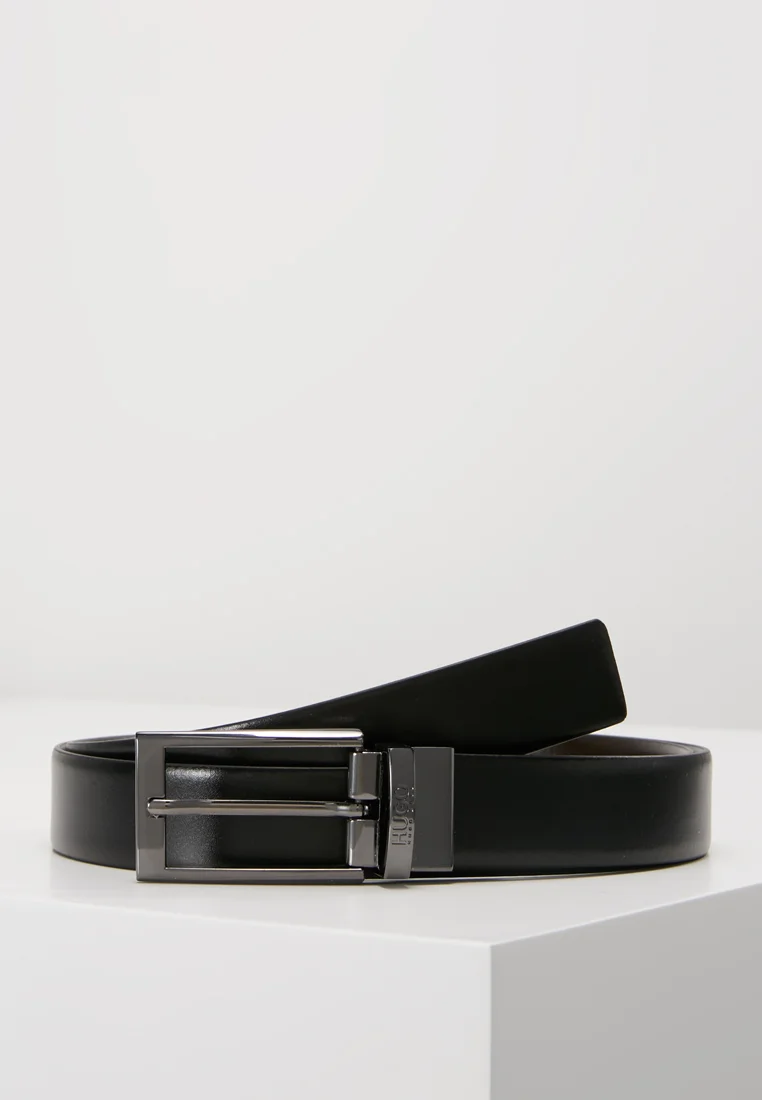sale retailer HUGO ELVIO - Belt business black Accessories Belts Braided belt
