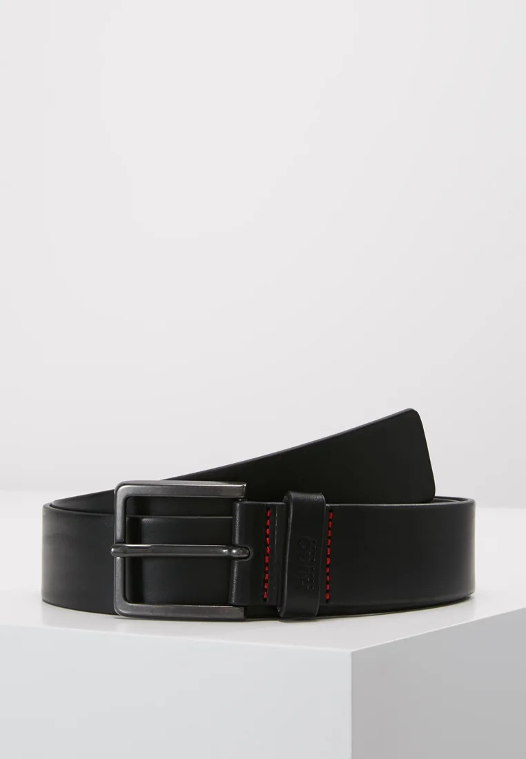 Shop HUGO GIONIO - Belt business black Accessories Belts Braided belt