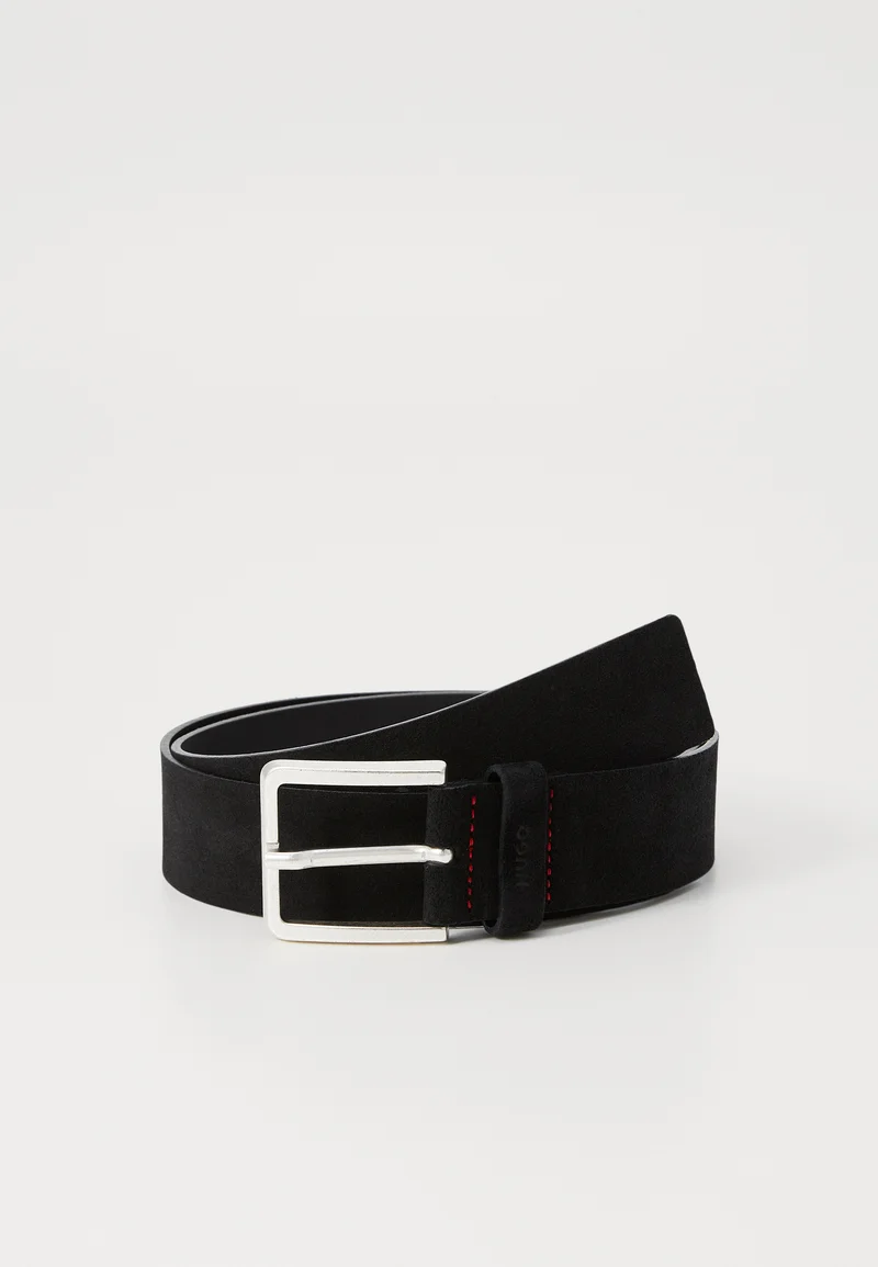 Online Here HUGO GIONIO - Belt black Accessories Belts Casual belts