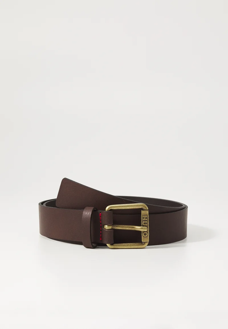 complete in specifications HUGO GRIMM - Belt dark brown Accessories Belts Casual belts