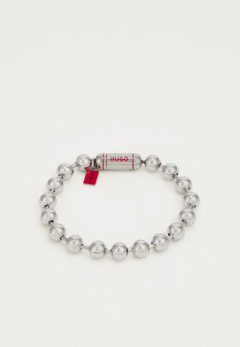 top brands HUGO BALLCHAIN UNISEX - Bracelet silver-coloured Accessories Jewellery Bracelets