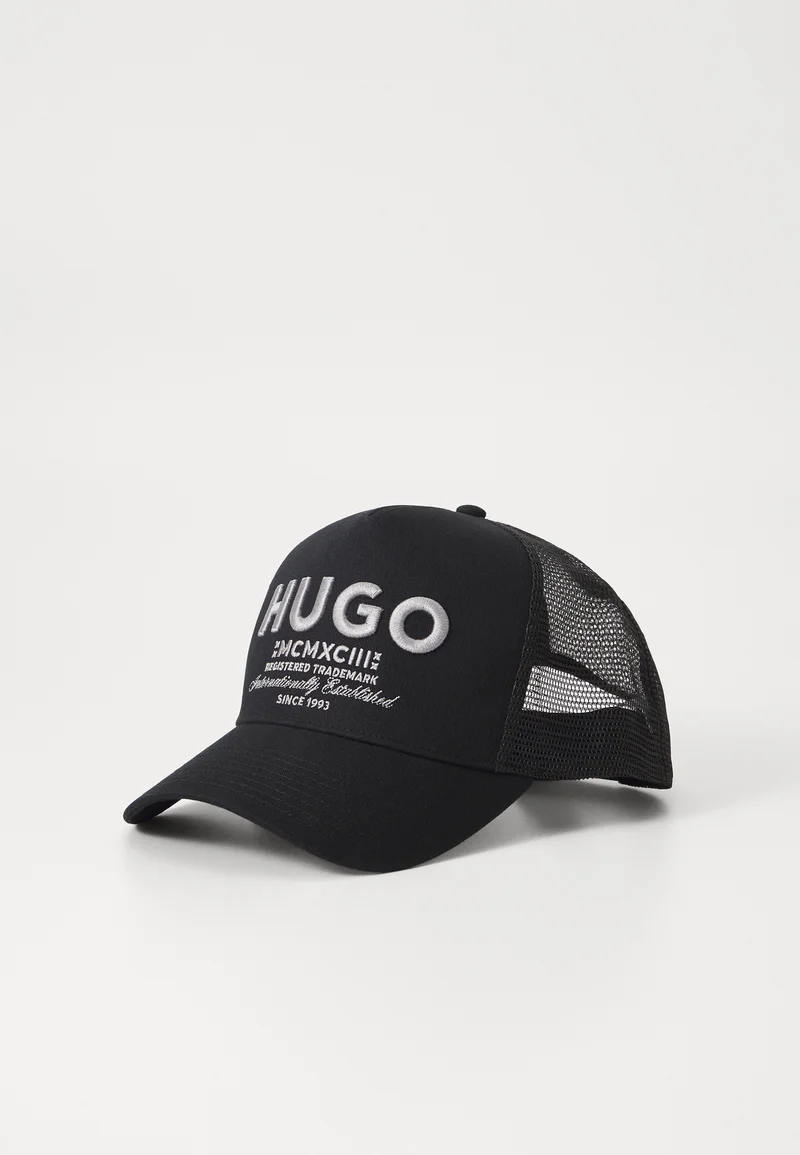 accessories HUGO MERK - Cap black Accessories Beanies, hats & caps Caps