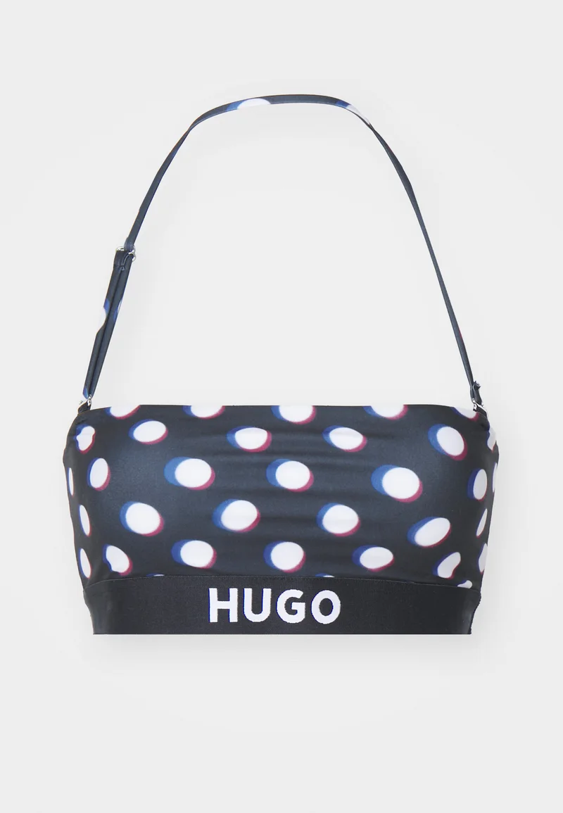 Cheap HUGO HEBE BANDEAU - Bikini top black Clothing Swimwear Beach accessories Bikini tops