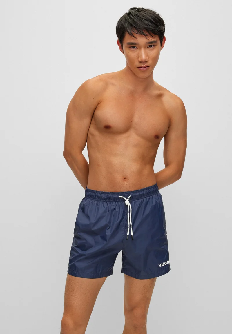 Discount HUGO HAITI - Swimming shorts dark blue Clothing Swimwear Swim trunks Briefs
