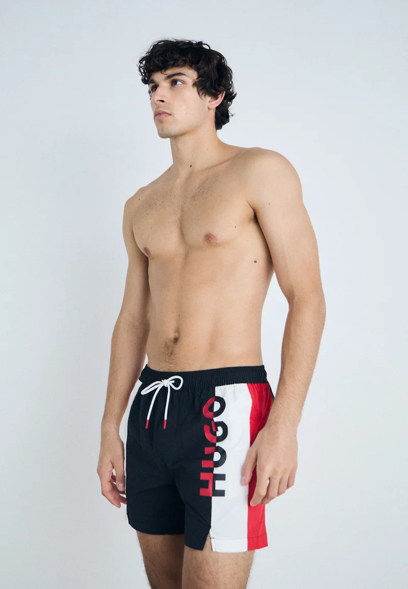 discount shop HUGO SUNA - Swimming shorts black Clothing Swimwear Swim trunks Briefs
