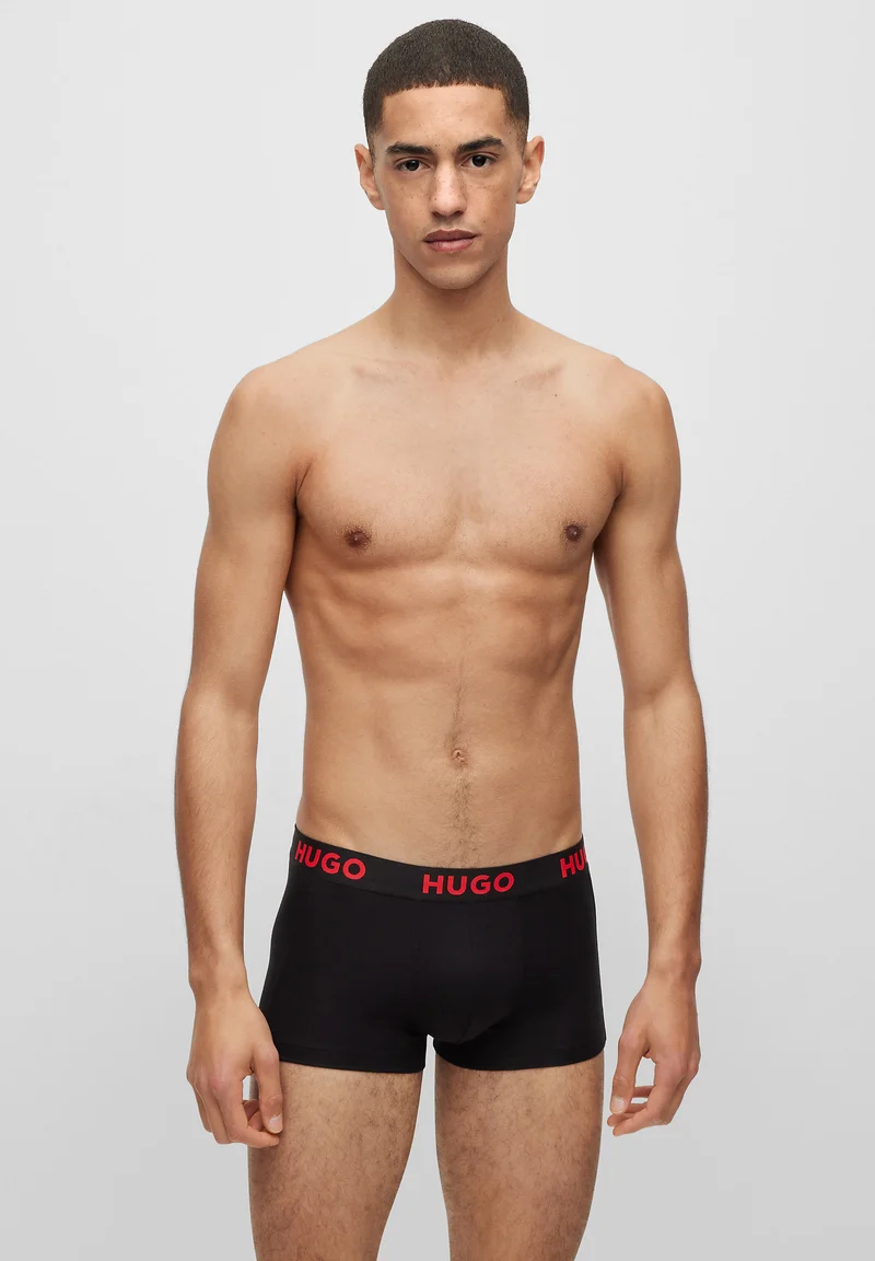 USA Discount Online Sale HUGO TRUNK 3 PACK - Pants black Clothing Sale Underwear & Socks Bathrobes Boxer briefs