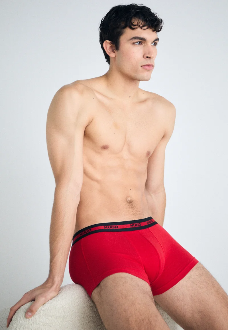 fabulous collection HUGO TRUNK PLANET 3 PACK - Pants black/red/grey Clothing Sale Underwear & Socks Bathrobes Boxer briefs