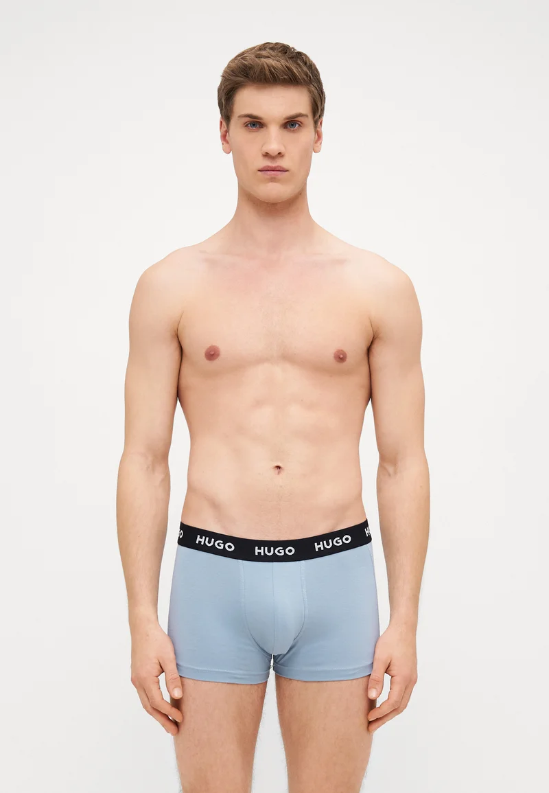 popular stores HUGO TRUNK DESIGN 3 PACK - Pants blue Clothing Underwear & Socks Underpants Boxer shorts