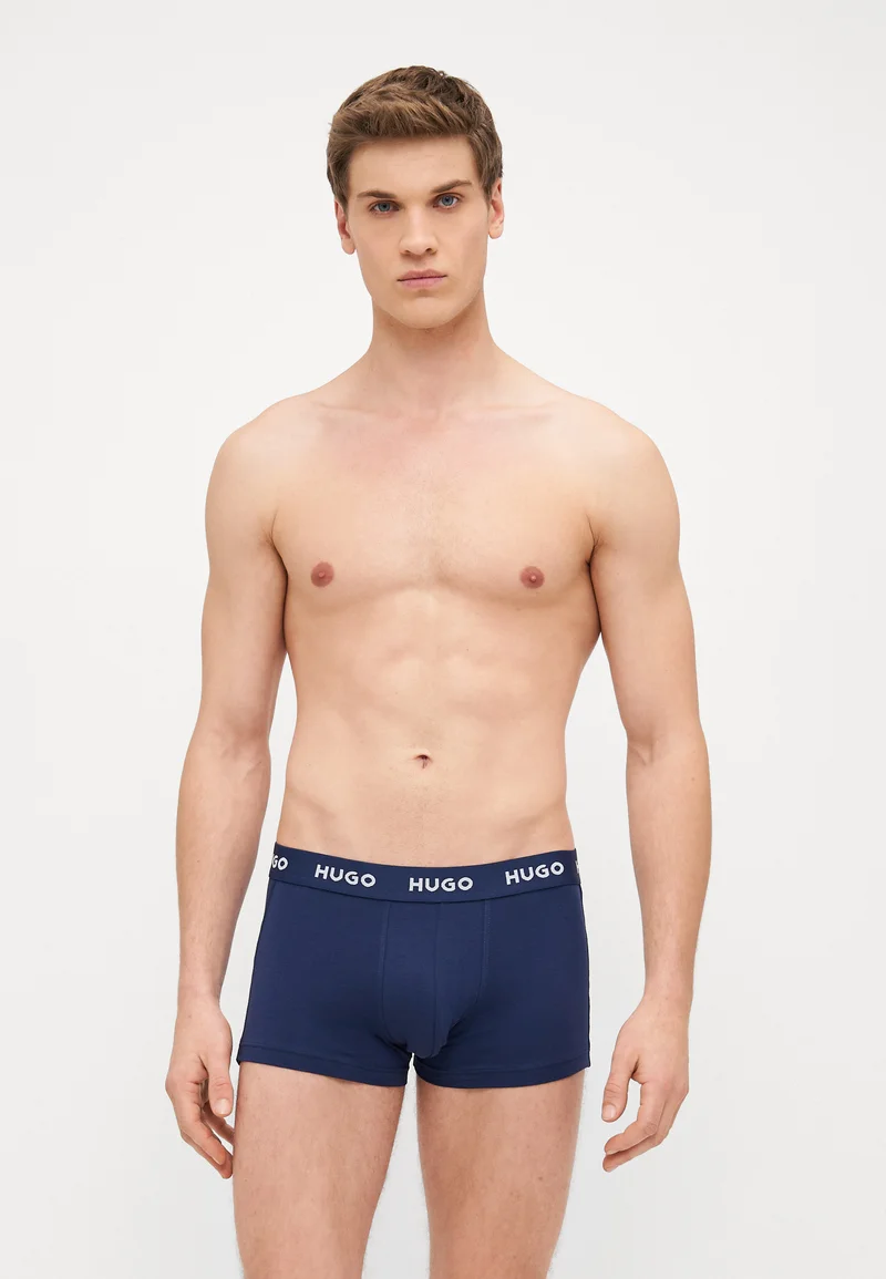 Hot Sale HUGO TRUNK 3 PACK - Pants dark blue/grey/light blue Clothing Underwear & Socks Underpants Boxer shorts