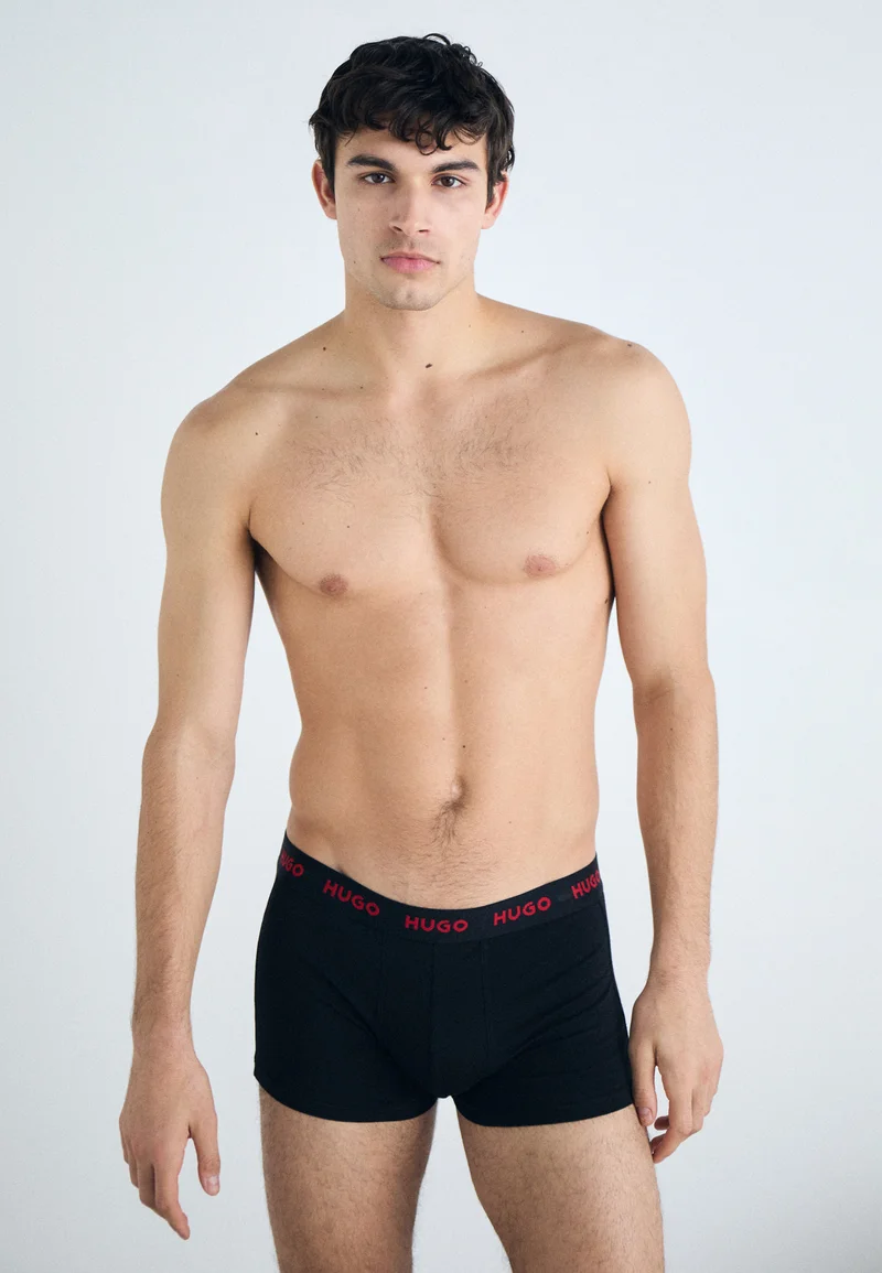 Official HUGO TRUNK 3 PACK - Pants black Clothing Sale Underwear & Socks Bathrobes Boxer briefs