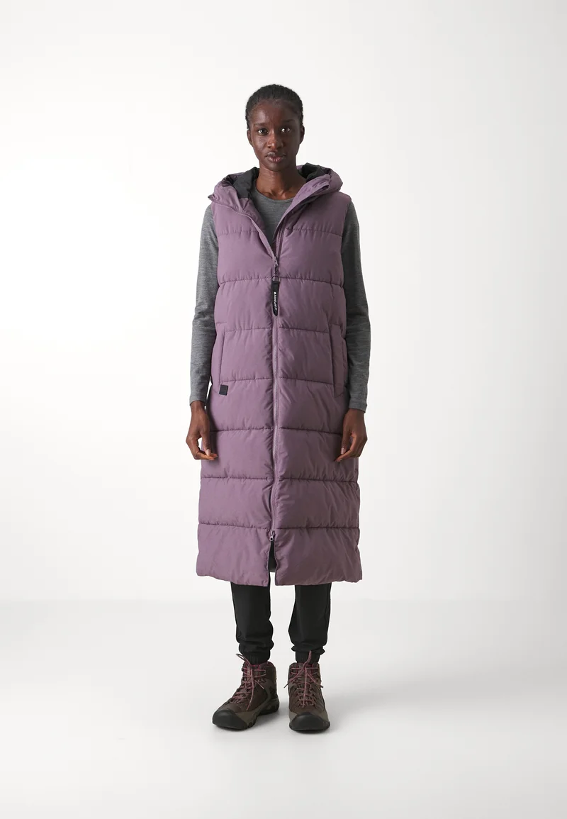 Unbeatable Offers Icepeak AGRIA - Waistcoat violet Clothing Jackets & Blazers Bomber Jackets