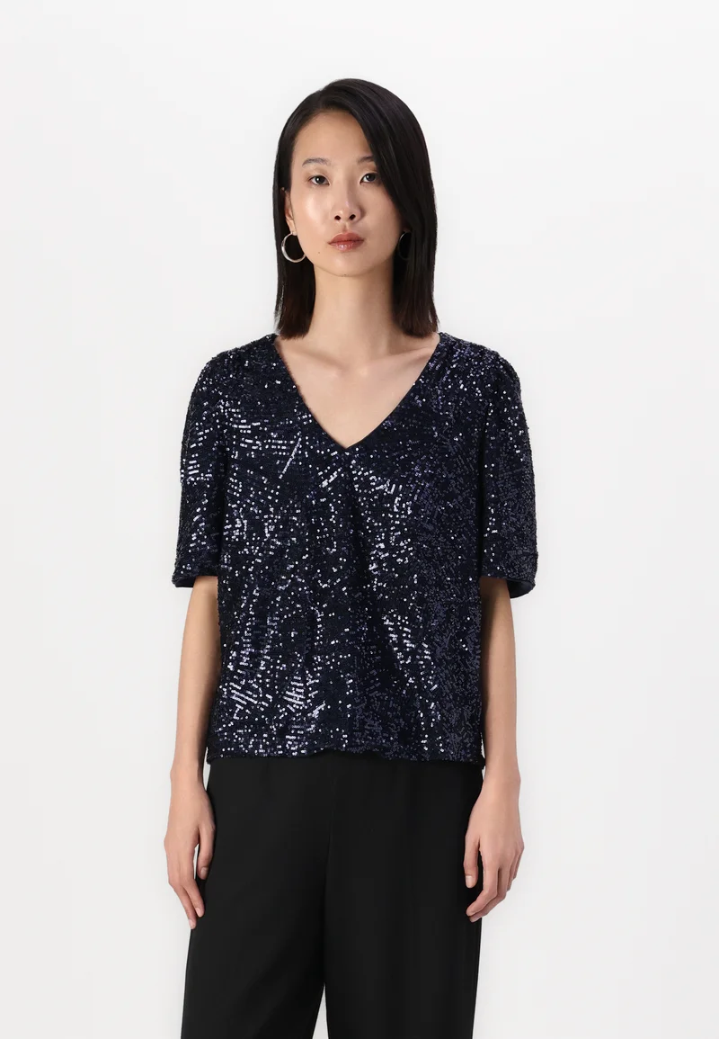 Authentic USA Online ICHI FAUCA  - Blouse maritime blue Clothing Shirts & Blouses Blouses