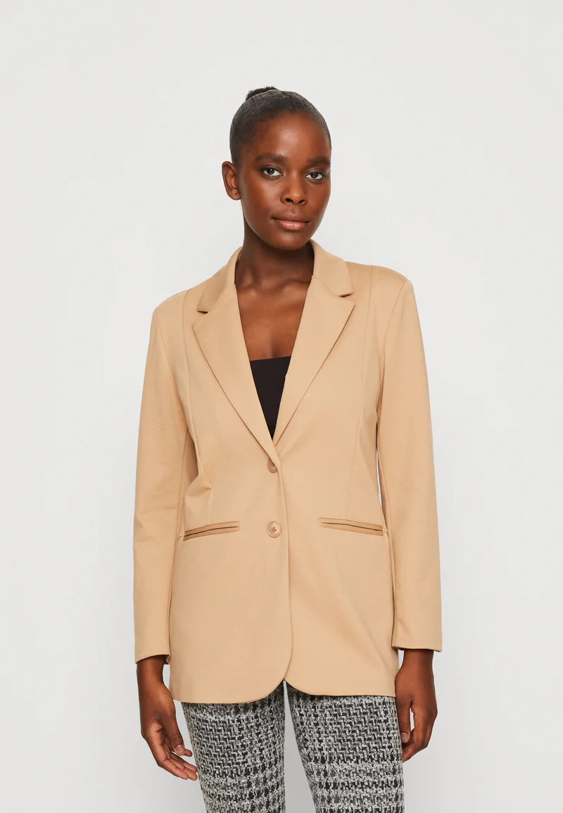 designer fashion ICHI IHKATE SUS OVERSIZE BL - Blazer tannin Clothing Jackets & Blazers Blazers