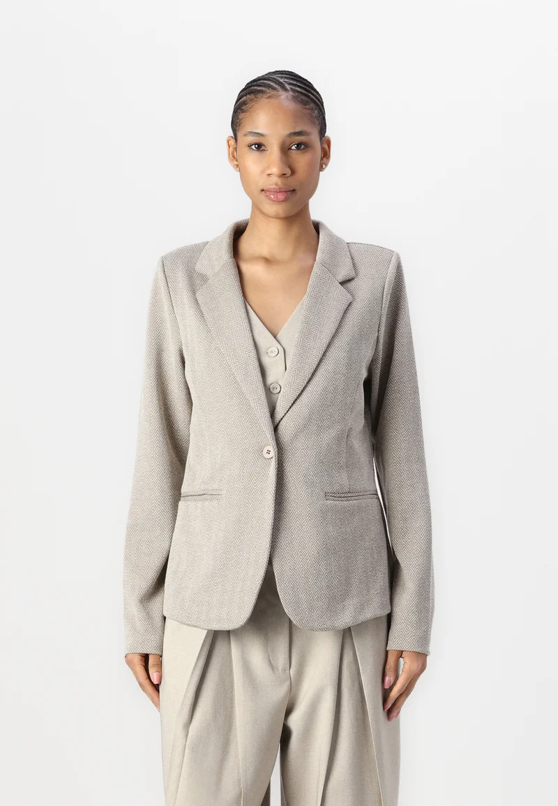 wide range ICHI KATE - Blazer fungi/almond milk Clothing Jackets & Blazers Blazers