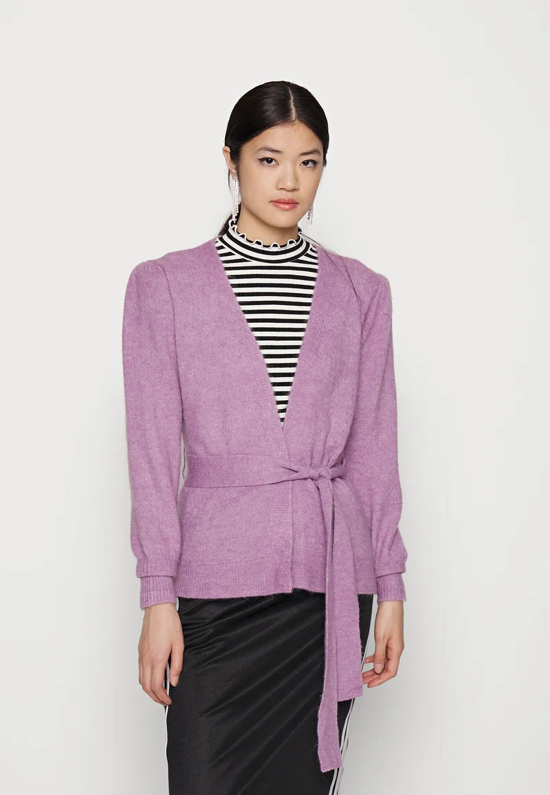 newest collection ICHI IHKamara - Cardigan smoky grape Clothing Knitwear & Cardigans Cardigans