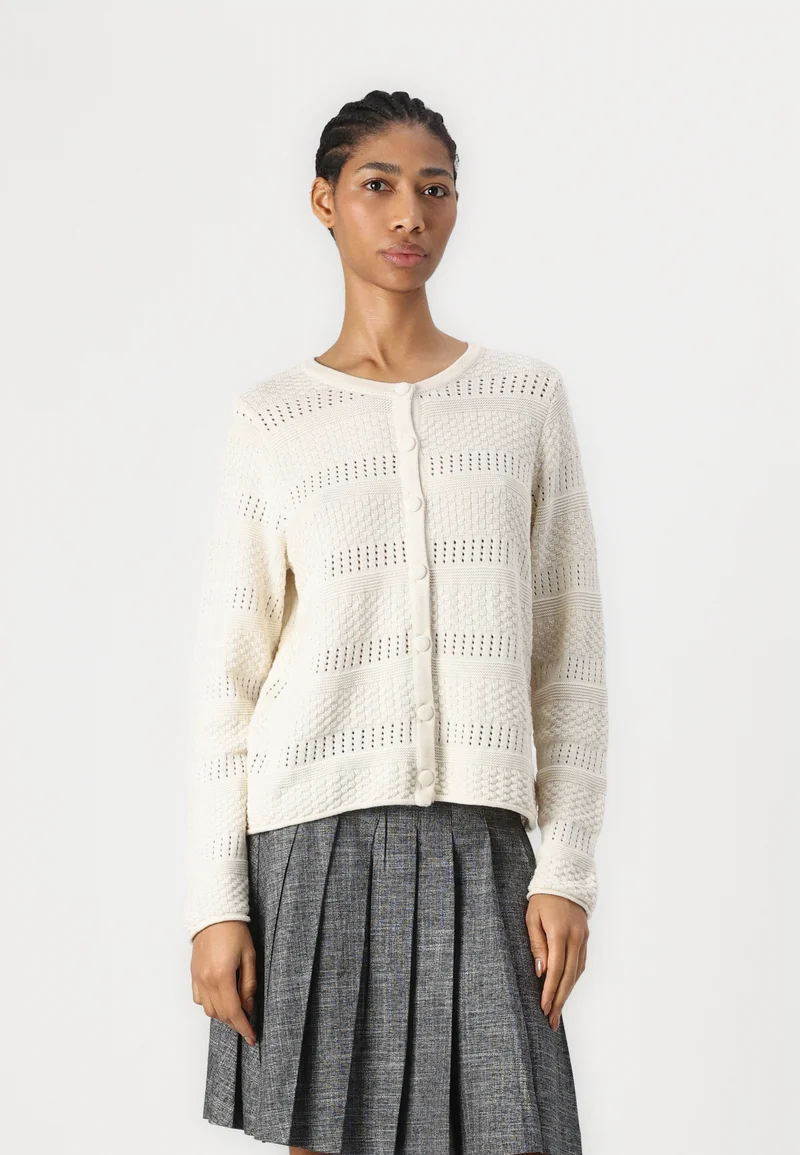 Buy Online ICHI DESANE - Cardigan birch Clothing Knitwear & Cardigans Cardigans