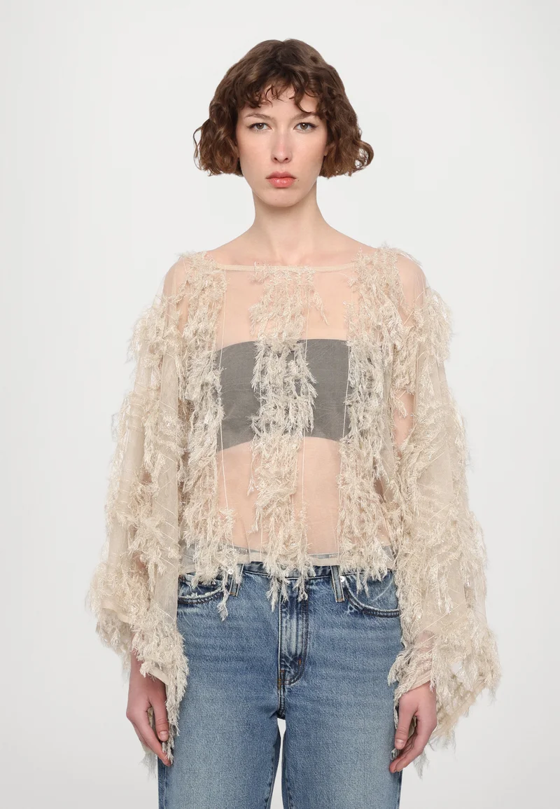 outlet store sale Ida Sjöstedt FLORENCE  - Blouse light beige Clothing Shirts & Blouses Blouses