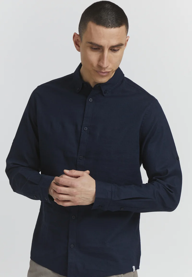 Online Shop INDICODE JEANS IDHanko - Shirt navy Clothing Shirts Casual Shirts
