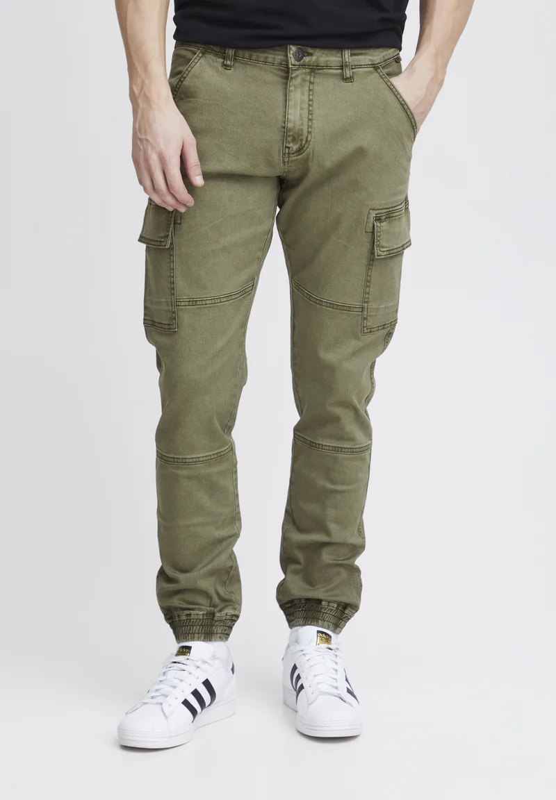 Biggest Discount INDICODE JEANS IDBROMFIELD - Cargo trousers army Clothing Trousers Cargo trousers