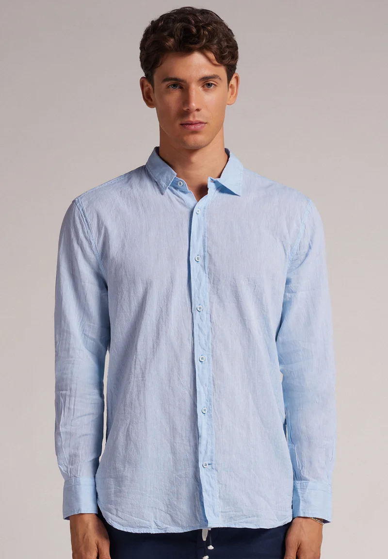 Sale Online Intimissimi Shirt - hellblau light blue Clothing Shirts Casual Shirts