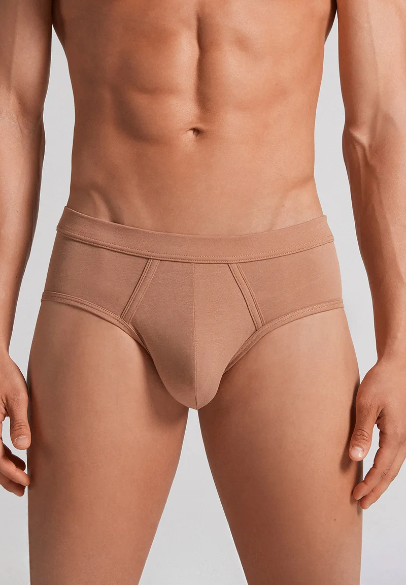 cheap prices Intimissimi NATURAL FRESH - Briefs mittelbeige Clothing Underwear & Socks Underpants Boxer shorts