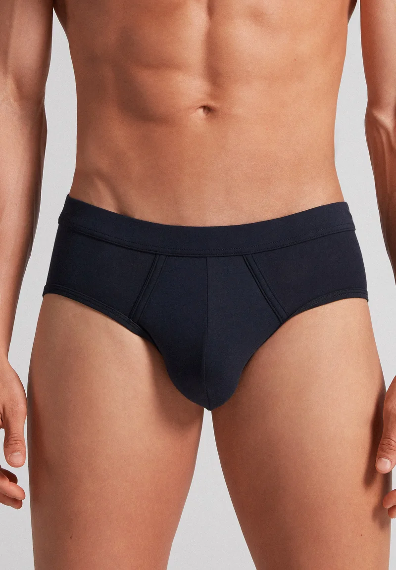 100% top quality Intimissimi NATURAL FRESH - Briefs midnight blue Clothing Underwear & Socks Underpants Boxer shorts