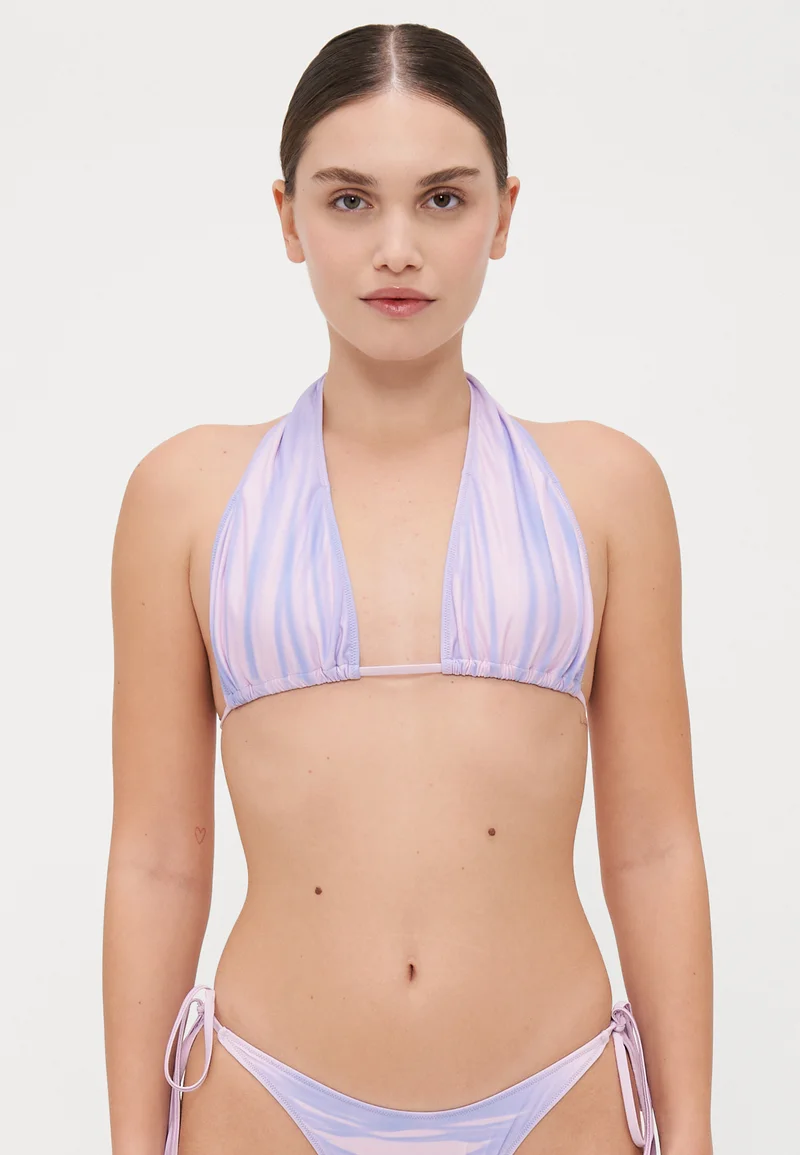 Excellent quality Ioannes Bikini top - lavender fog Clothing Swimwear Bikinis Bikini sets