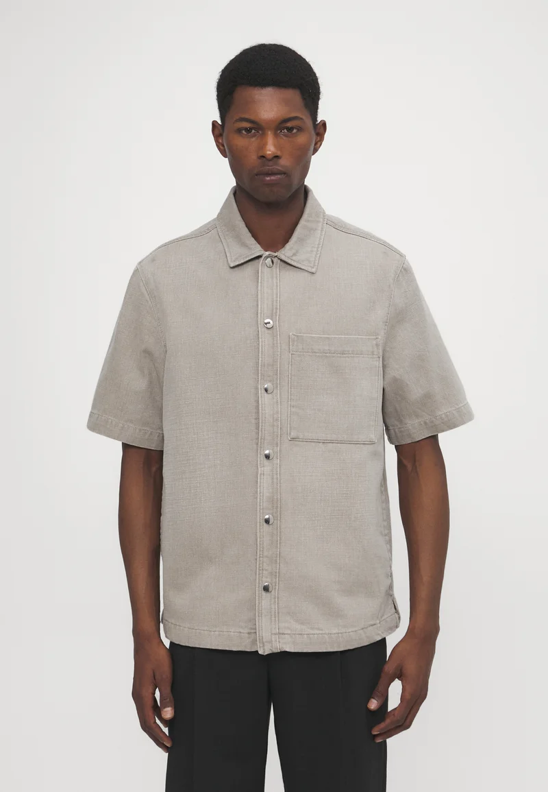 Cheap Sale Iro KAMIL - Shirt grey Clothing Sale Shirts Business Shirts