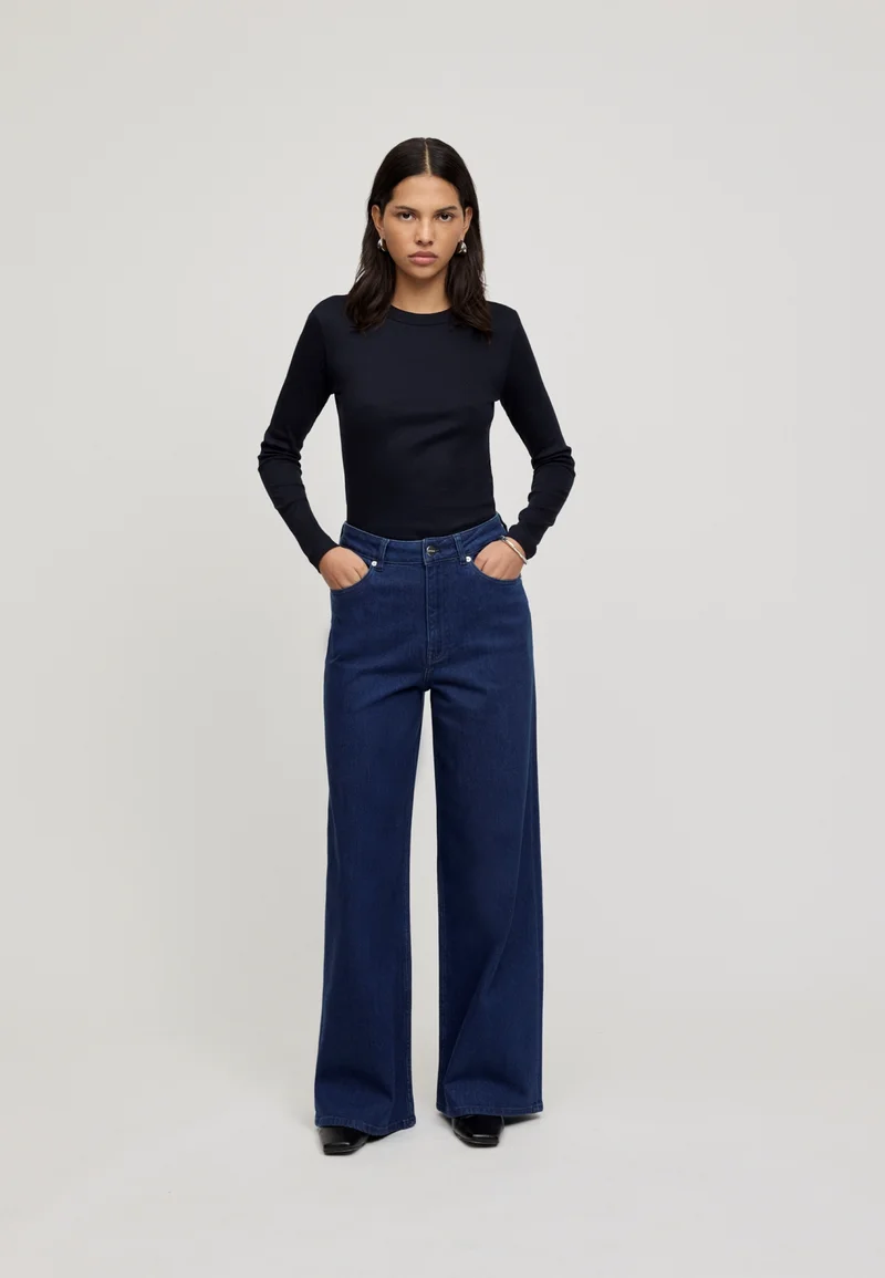 Newest IVY OAK Flared Jeans - indigo blue Clothing Bootcut & Flared