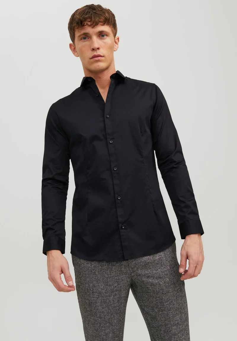 promo codes Jack & Jones JJPRPARMA NOOS - Formal shirt black Clothing Sale Shirts Business Shirts