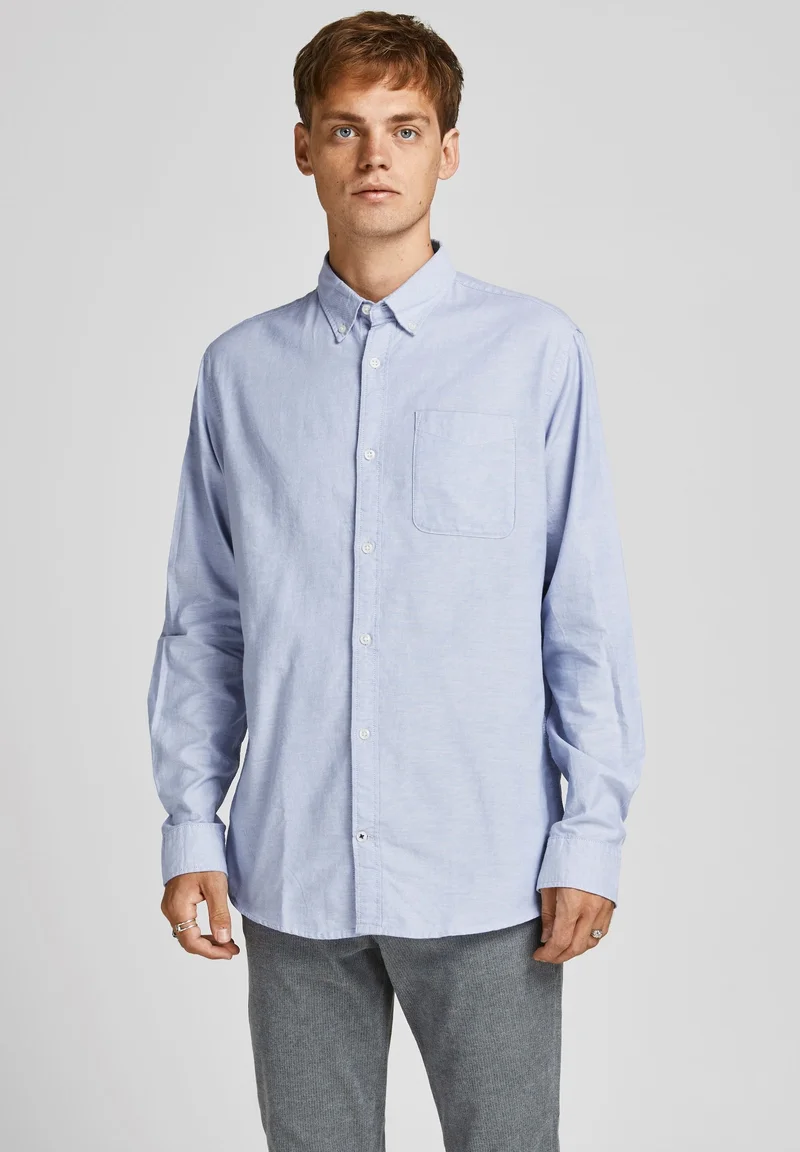 Factory Outlet Jack & Jones JJEOXFORD  - Shirt cashmere blue Clothing Sale Shirts Business Shirts