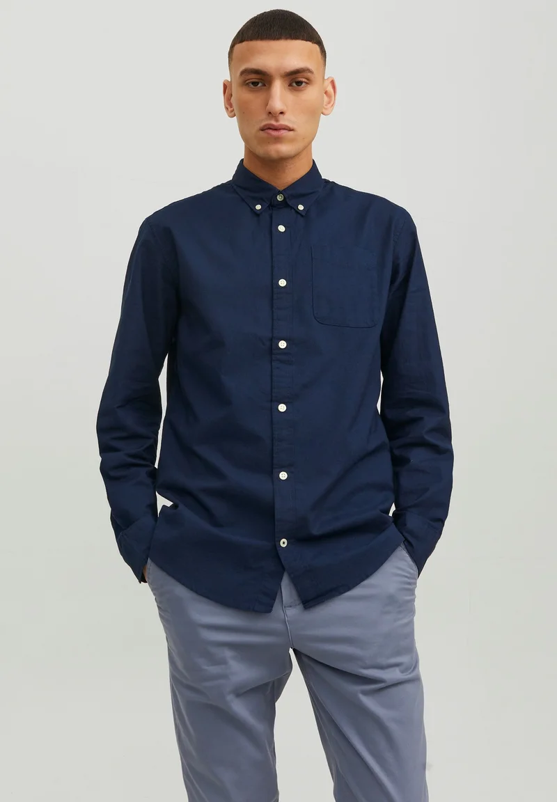 gorgeous Jack & Jones JJEOXFORD  - Shirt navy blazer Clothing Shirts Casual Shirts